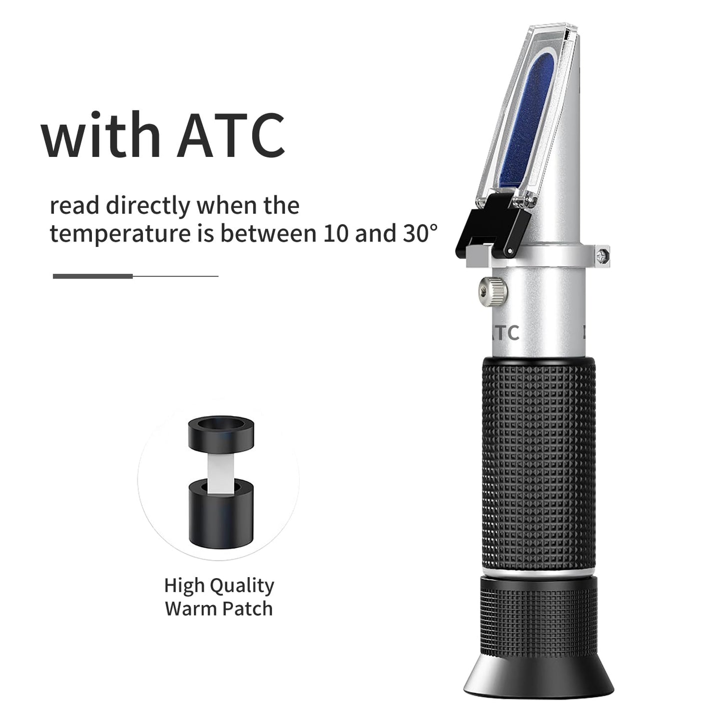 NANBEI 0-32% Brix Meter Refractometer with ATC, brix Refractometer,lab Refractometer forfruit, Fruit Juice,Wine Making