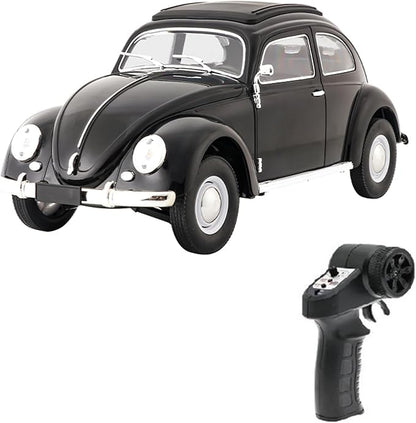 Remote Control Car 1:16 Scale Classic Beetle Model Toys Car for Adults 2.4GHz 4CH RC Car Rear Wheel Drive with LED Ligjhts and Rechargeable Battery