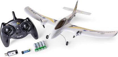 HobbyZone RC Airplane Duet S 2 RTF Everything Needed to Fly is Included with Safe HBZ05300