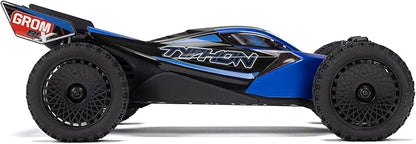 ARRMA RC Car Typhon GROM 4X4 223S BLX BRUSHLESS Small Scale Buggy RTR with DSC Battery &amp Charger Included Blue ARA2306ST2