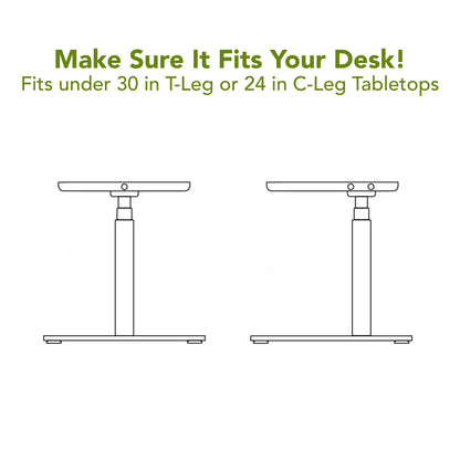 PERFECT POSTURE Max Under Desk Storage Drawer – Large Desk Drawer with Lock for Regular & Sit-Stand Standing Desks, Gray (16.2” x 9.3")