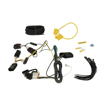 Rugged Ridge Trailer Hitch Kit & Wiring Harness - Fits 2018–Current Jeep Wrangler JL - Heavy-Duty Receiver Kit with Powder-Coat Finish