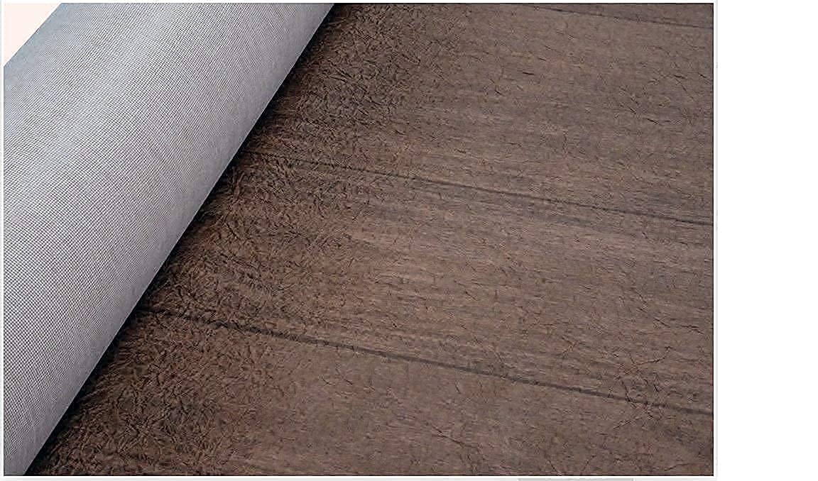 d-c-fix Outdoor Flooring Roll - Brown Oak Wood - 6' x 12', 72 sq.ft - Waterproof & All-Weather Floor Covering - Ideal as Carpet or Tile Replacement for Boat Decking, Balcony, Backyard Patio & Porch