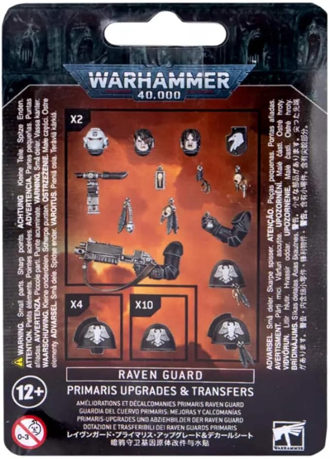 Warhammer 40K Raven Guard Primaris Upgrades &amp Transfers