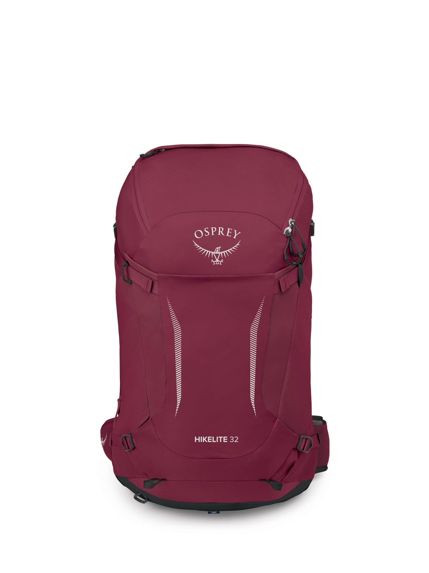 Osprey Hikelite 32L Lightweight Hiking Backpack - Durable Travel Daypack with Rain Cover for Men and Women, Chameleon/Black, S/M