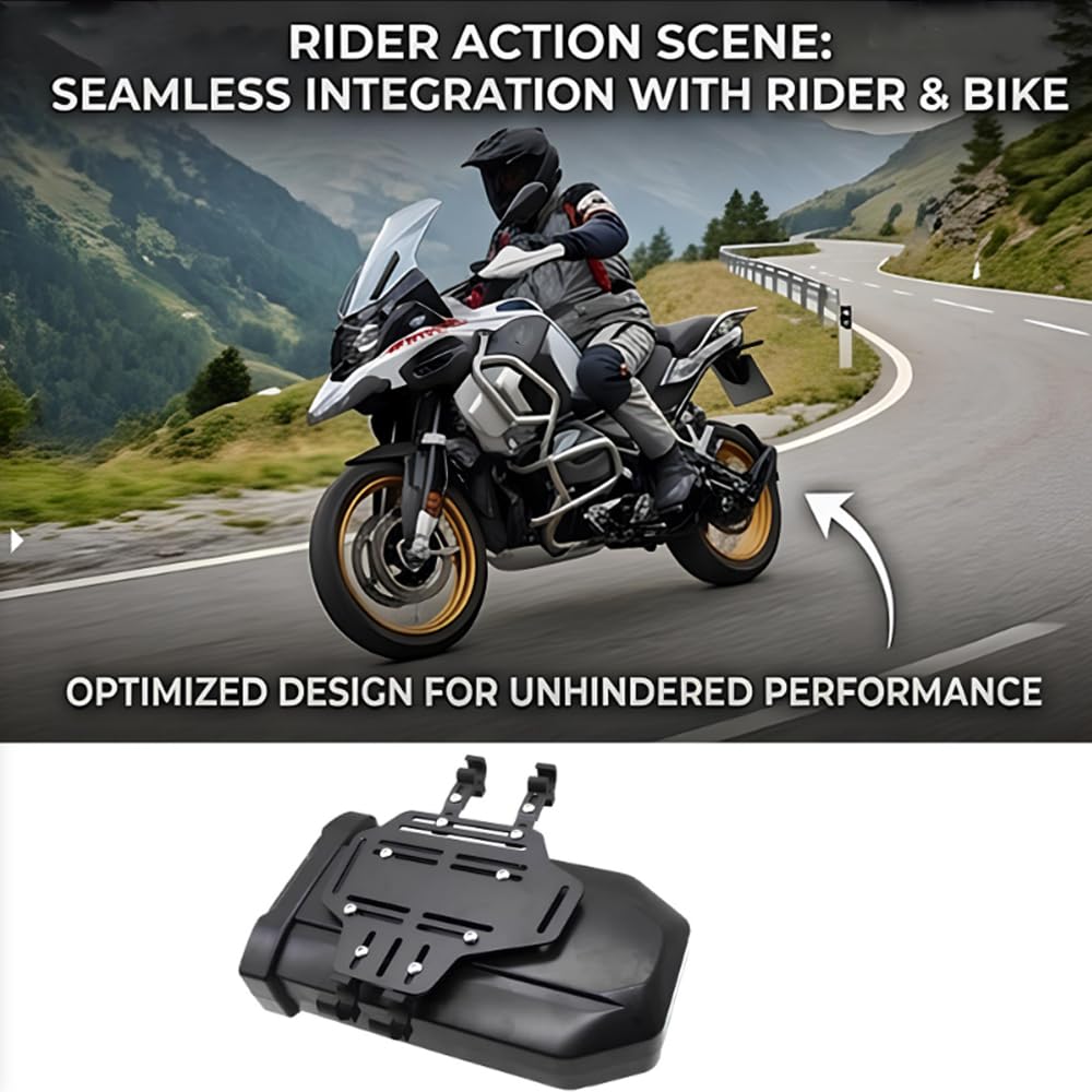 CZLLQXWWCX Motorcycle 450MT Concealed 3.8 Liters Storage Box Expedition Vehicle Universal Toolbox For Motorbike MT450 450 MT CF450 2023 2024-800MT 650MT