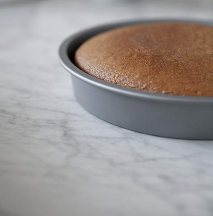Baker Eze Nonstick 9-Inch Round Cake Pans, Set of 4, Gray