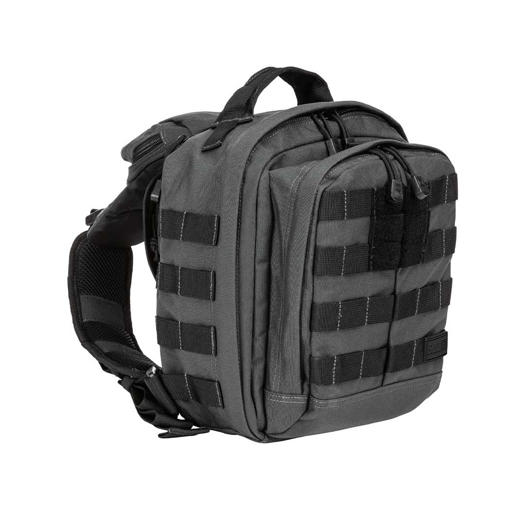 5.11 Tactical Sling Bag Pack MOAB 6, Shoulder Crossbody Military Bag, 11L, Double Tap, Style 56963ABR