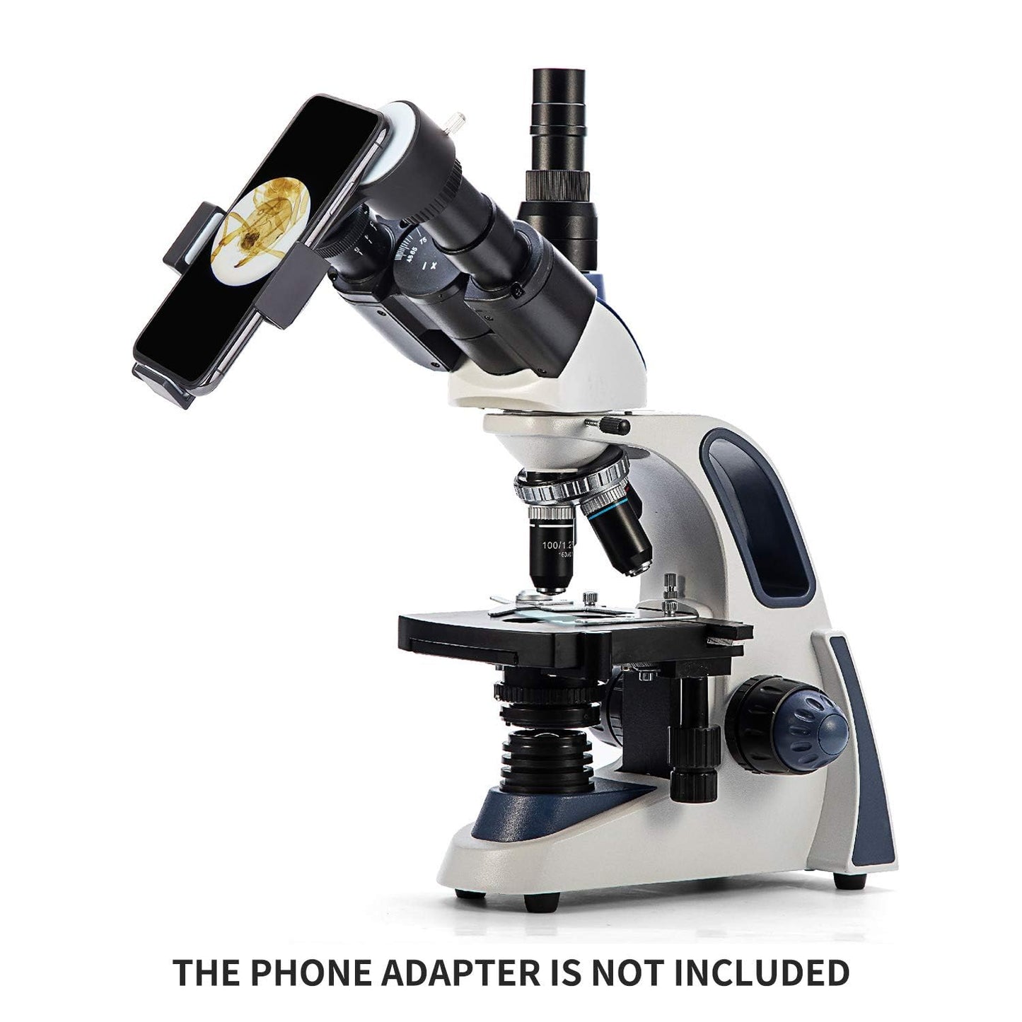 Swift SW380T 40X-2500X Research-Grade Trinocular Compound Lab Microscope with 2.0mp Camera and Software Windows and Mac Compatible and Slides