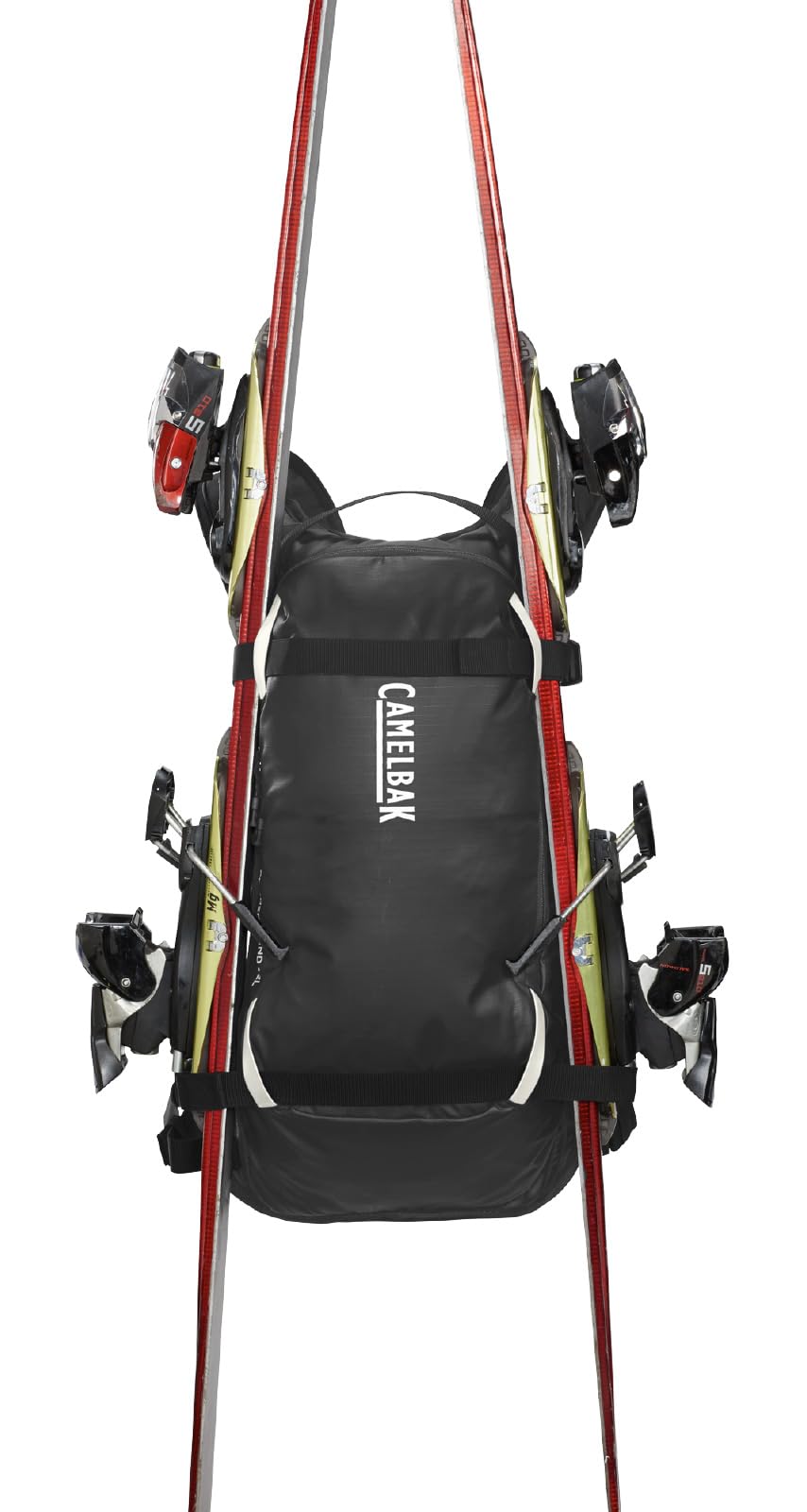 CamelBak Powderhound 12 Snow Hydration Pack with Ski and Snowboard Carry, Insulated Design for All Day Winter Riding, Black/White