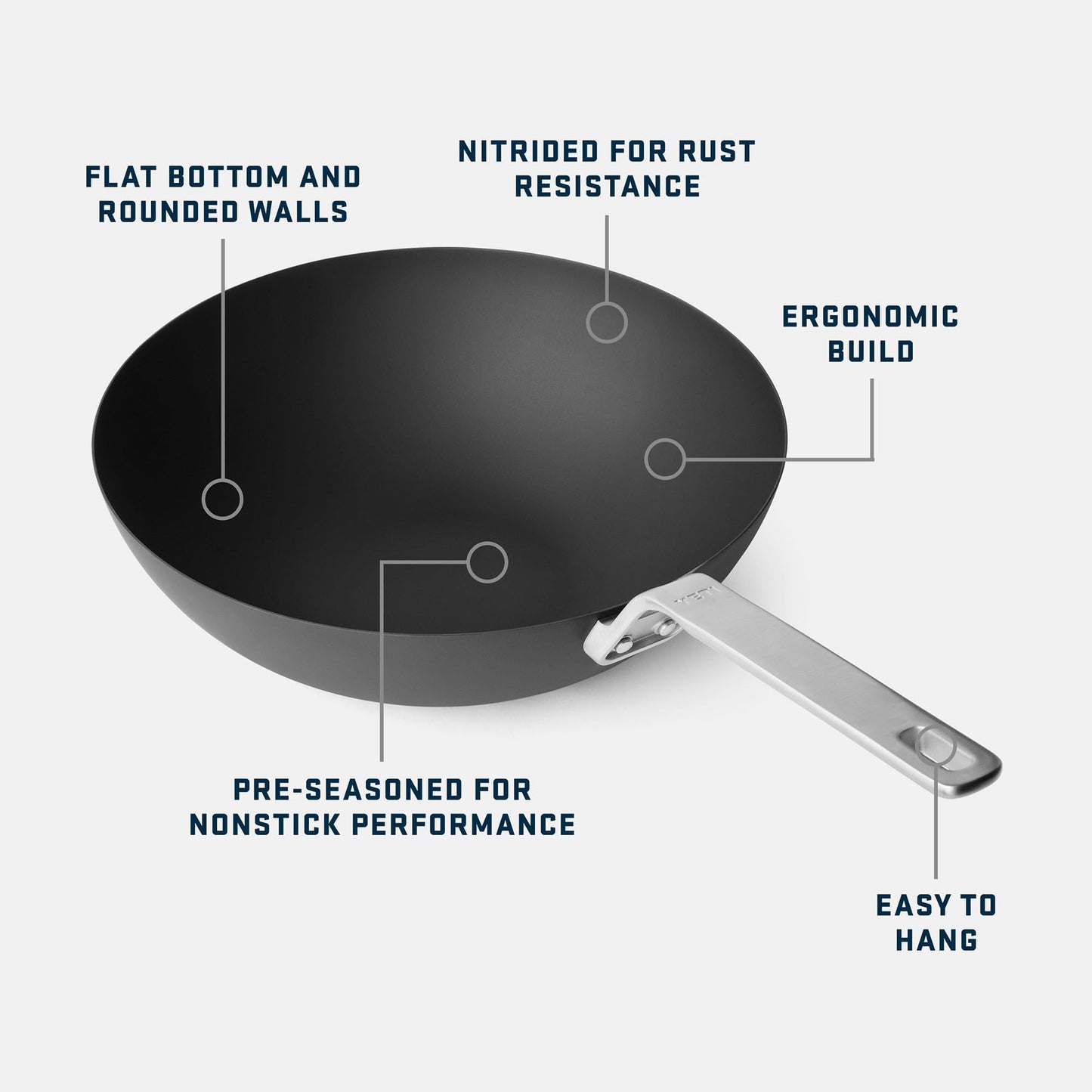 YETI Carbon Steel Skillet 10" - Pre-Seasoned Nonstick, Rust-Resistant, Use on Stovetop, Oven, Grill, or Campfire