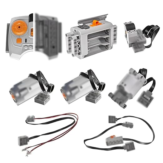 9 in 1 Motor Power Function SetEquipped with Powerful High-Torque High-Speed MotorAdvanced Control FunctionsCompatible with Major BrandsSuitable for Building Block Modification