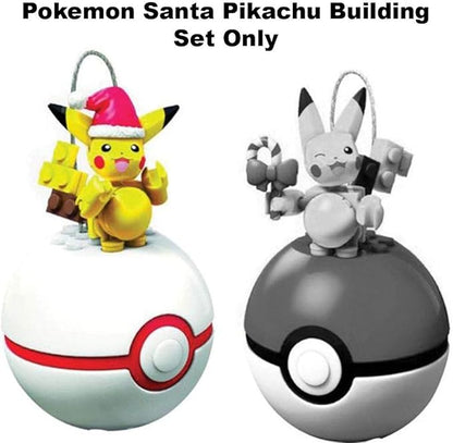 Mega Construx Pokemon Santa Pikachu Building Set