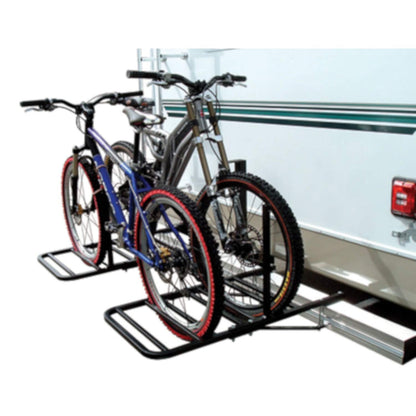 Swagman RV Approved 4 Bike RV Bumper Mount Rack – U-Bolt Mounted Carrier for Travel Trailers, 5th Wheels and RVs