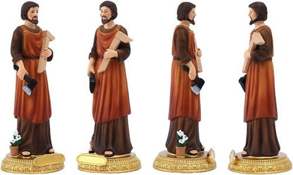 Galiyen Saint Joseph Statue - St. Joseph The Worker Figurine | 8" H Renaissance Collection Religious Gift