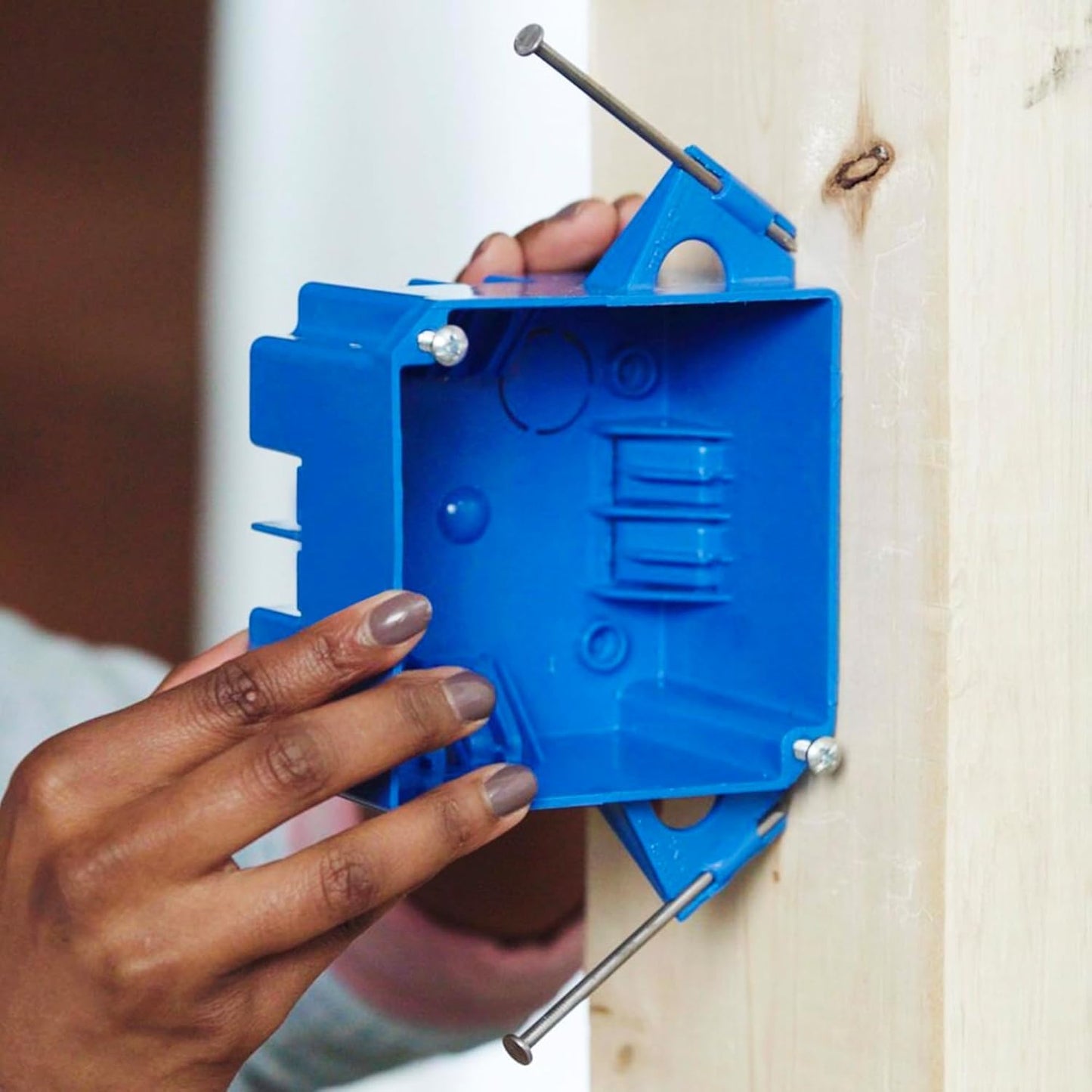 Select 12 Pack Adjustable Plastic Box 3-Gang PVC New Work Standard Switch/Outlet Wall Electrical Box 49 cu in