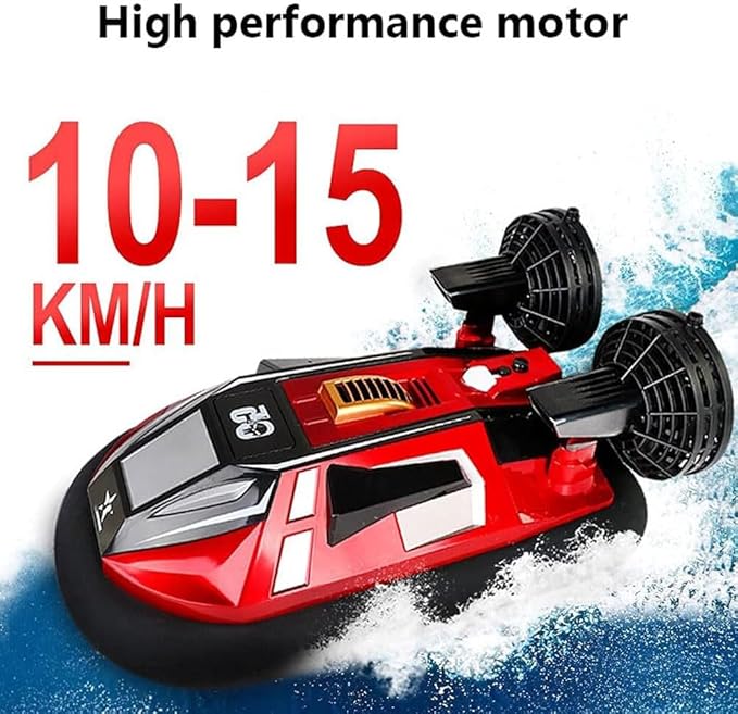 Rc Ships RC Hovercraft Boat for Land and Water 2.4GHz Remote Control Amphibious Vehicle Toy with Double PowerElectric Watercraft RC Toy Boats Gifts for Boys Girls
