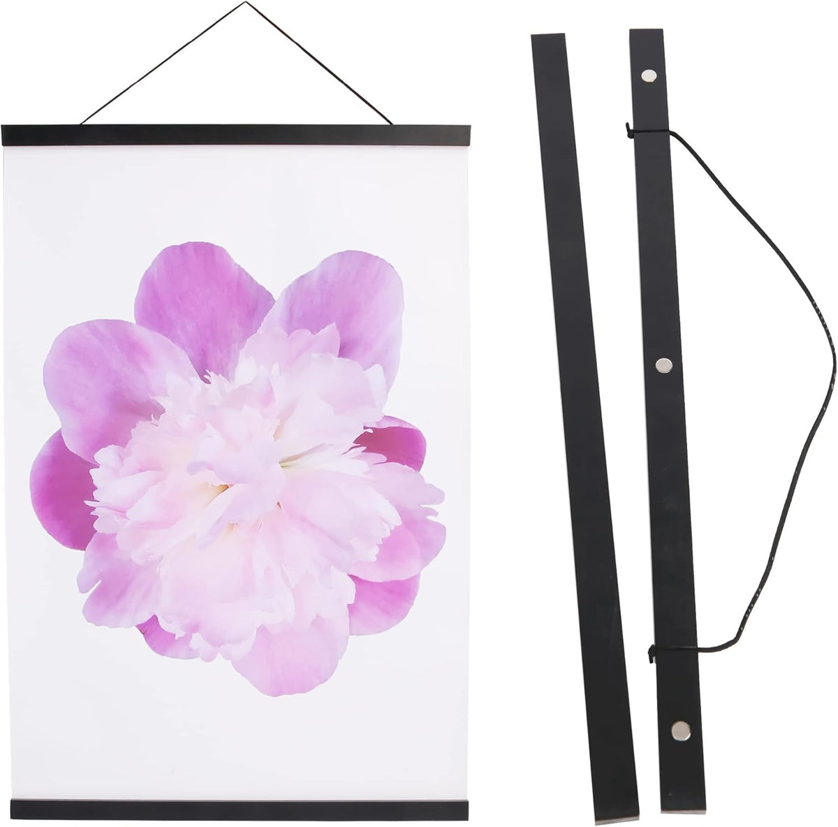 Aynoo Magnetic Poster Hanger Frame - 20 Inch Black Picture Frame for Easy Display | Multiple Sizes Available