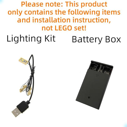LED Light Kit Compatible with Lego Hogwarts Room of Requirement - Lighting Set for 75966 (Model Set Not Included)