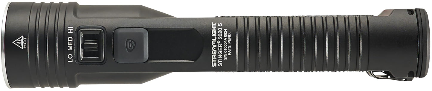 Streamlight 78200 Stinger 2020 S 2000-Lumen Rechargeable Flashlight Without Charger, Black