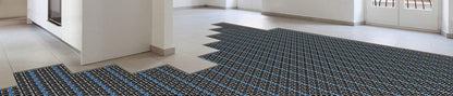 SunTouch HeatMatrix Uncoupling Anti-Fracture Membrane Mat with One-Ply Non-Woven Fleece for WarmWire Heating Wire System Installation, 161 Sq Ft, Gray, Vapor Management, Crack Isolation, Waterproofing