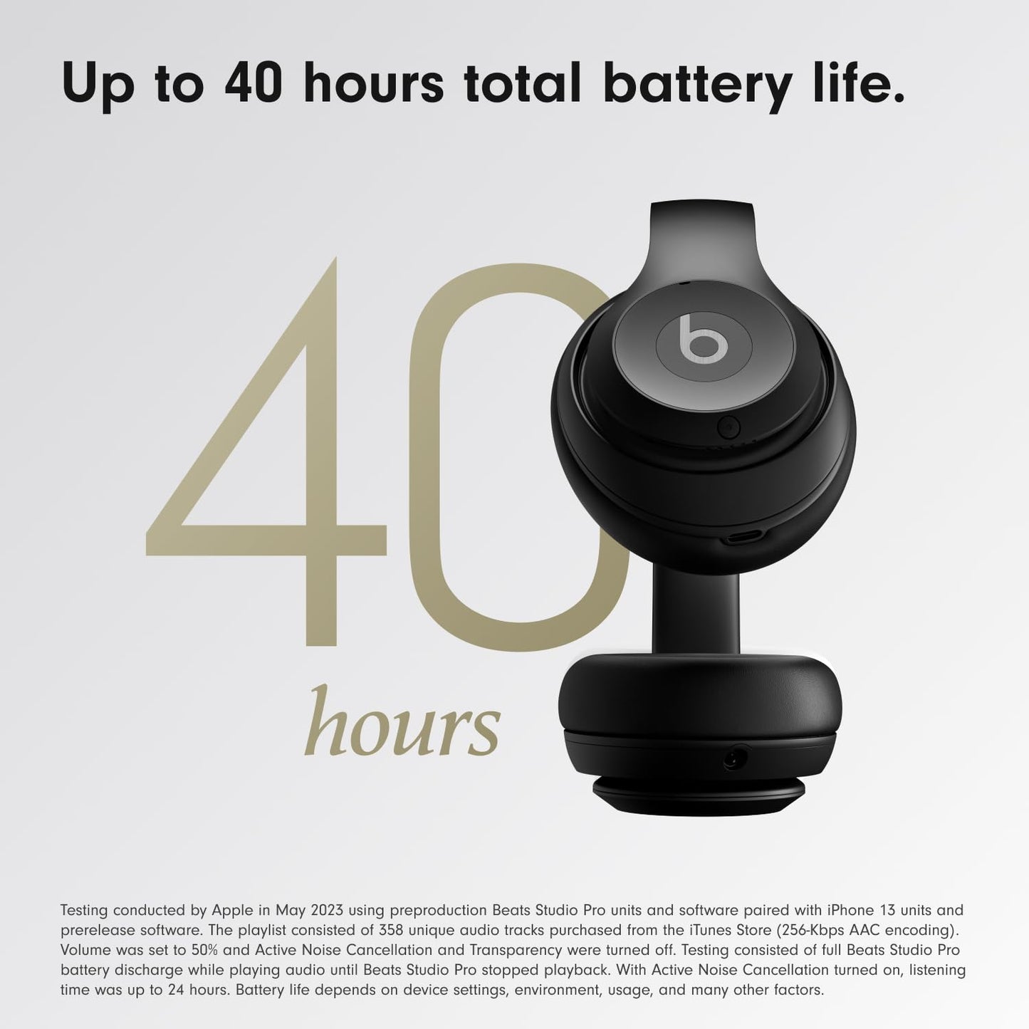Beats Studio Pro with AppleCare+ for Headphones (2 Years) - Black