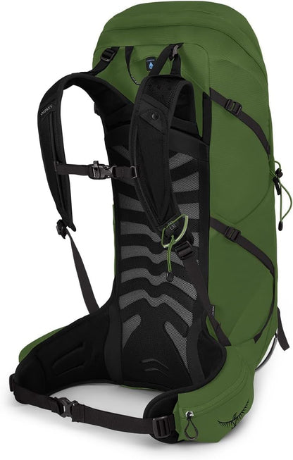 Osprey Talon 36L Men's Hiking Backpack with Hipbelt, Green Belt/Black S/M