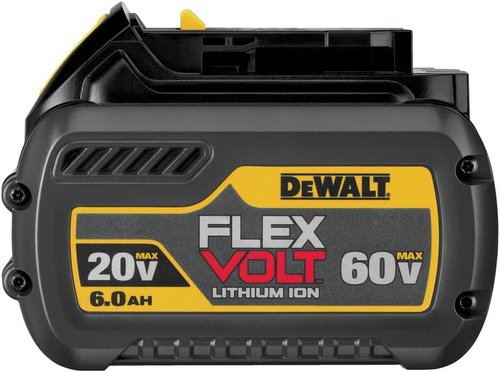 DEWALT FLEXVOLT 20V/60V MAX Lithium Ion Battery - 6.0Ah Capacity for Extended Power