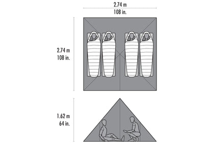 MSR Front Range 4-Person Ultralight Tarp Shelter