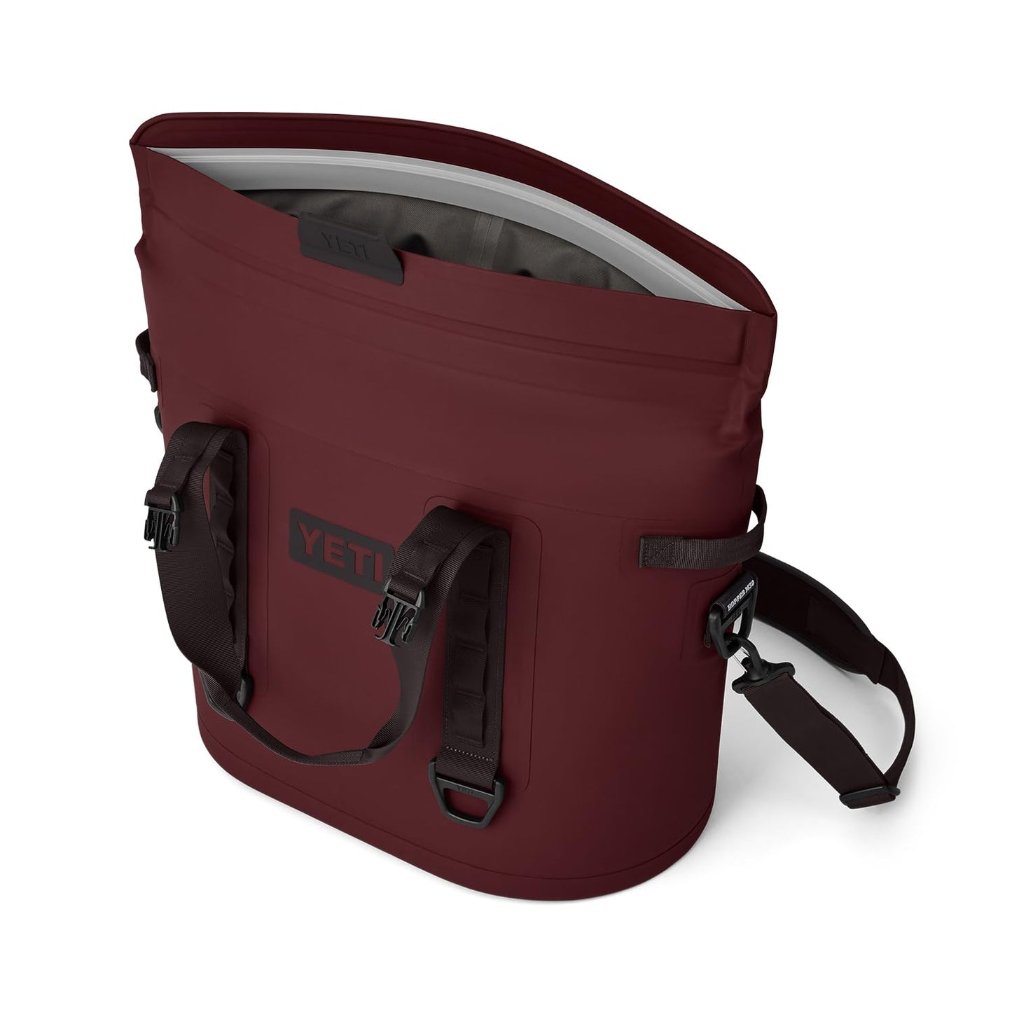 YETI Hopper M30 Portable Soft Cooler with MagShield Access, Wild Vine Red