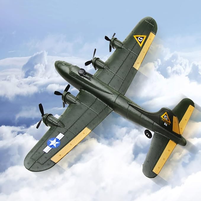 RC Plane Remote Control Airplane RTF 2.4GHz Radio Control B17 Lighting Aircraft for Beginner
