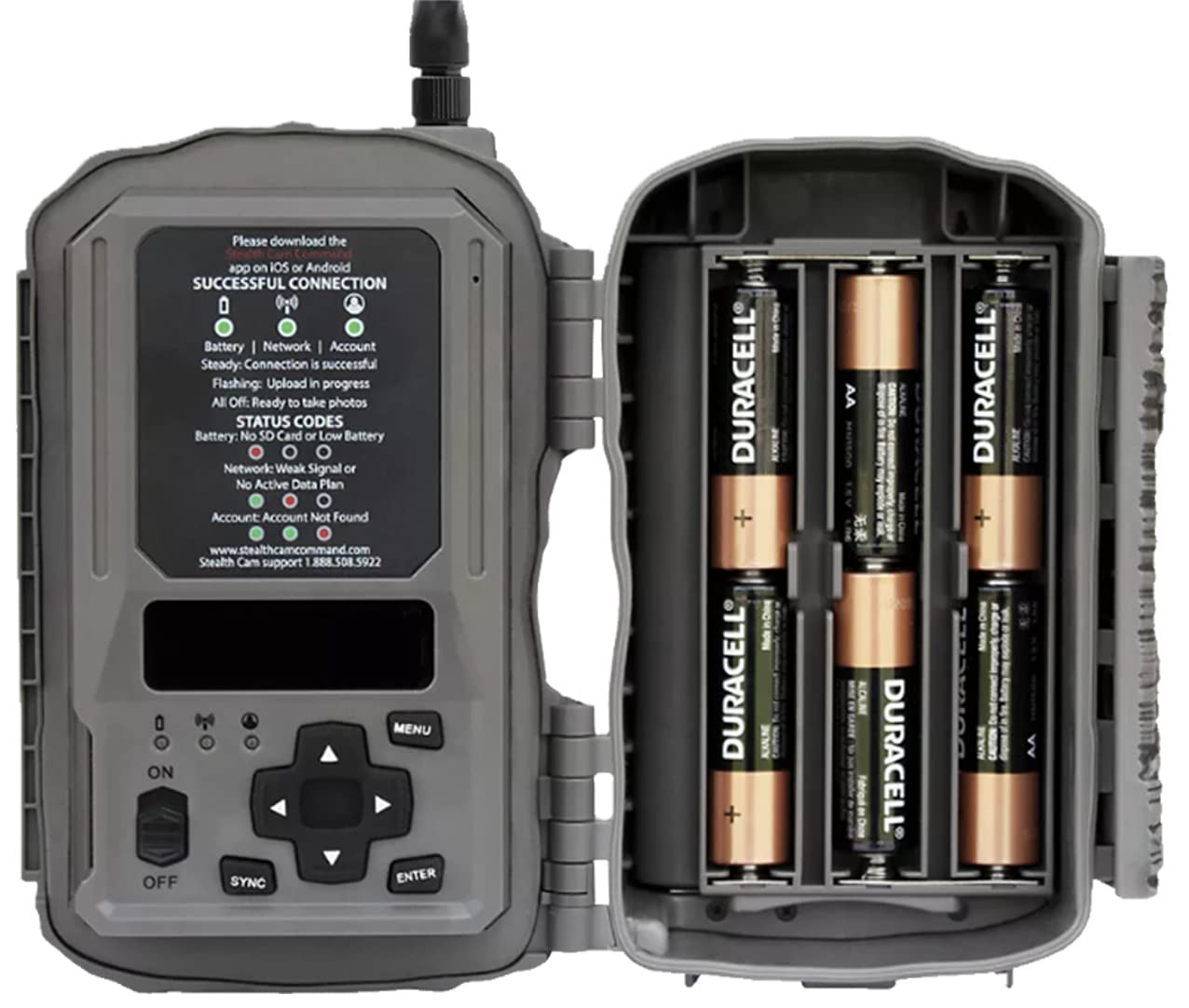 Stealth CAM DS4K Transmit Cellular Trail Camera AT&T or Verizon 32MP Photo & 4K at 30 FPS Day & Night Video 0.2 Sec Trigger Speed Outdoor Hunting Game Camera - Supports SD Cards up to 128GB