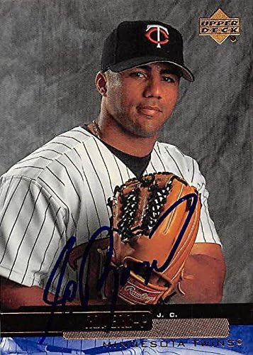 Sports Memorabilia Autograph Warehouse 246542 J.C. Romero Autographed Baseball Card - Minnesota Twins 2000 Upper Deck - No. 425
