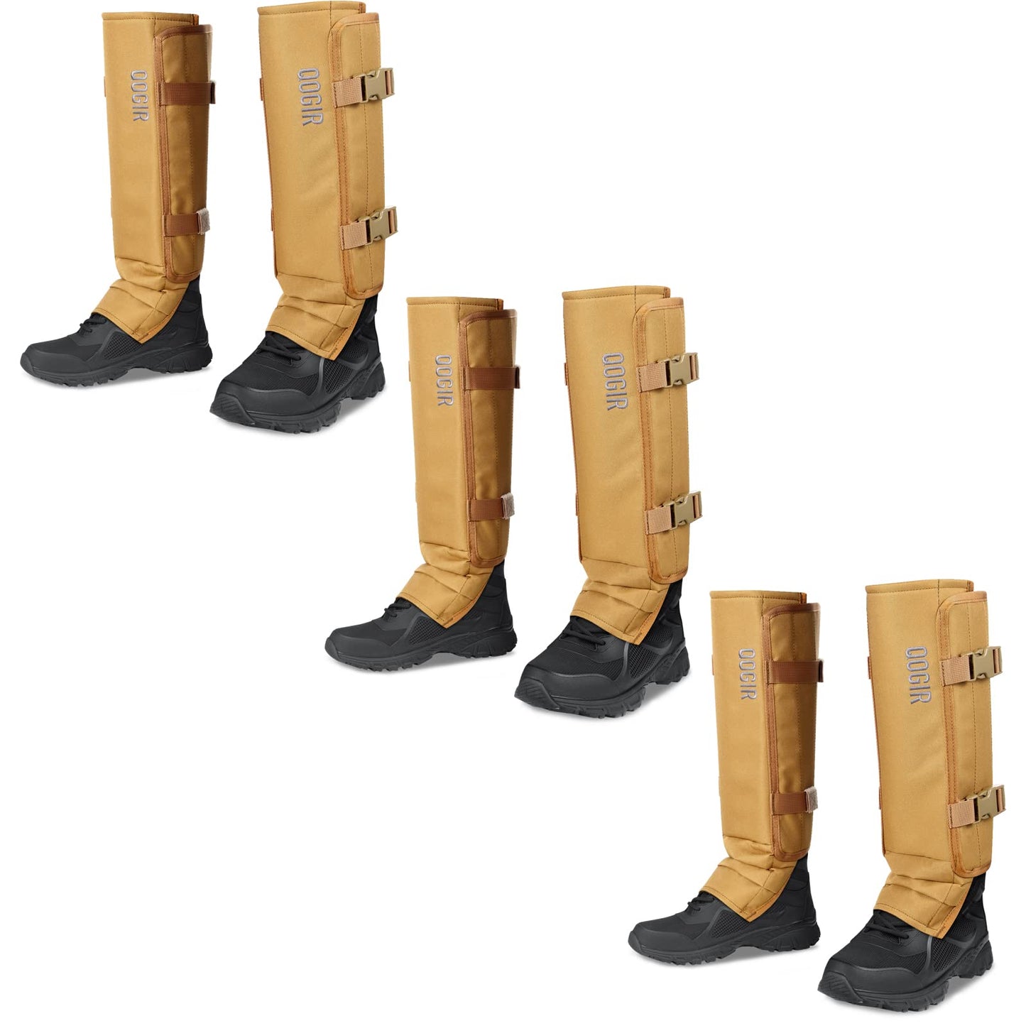 QOGIR Snake Gaiters Snake Chaps, Waterproof Snake Guards, Snake Bite Protection for Lower Legs, Snake Proof Chaps Fit for Men & Women, Adjustable Size