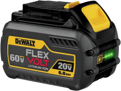 DEWALT FLEXVOLT 20V/60V MAX Lithium Ion Battery - 6.0Ah Capacity for Extended Power