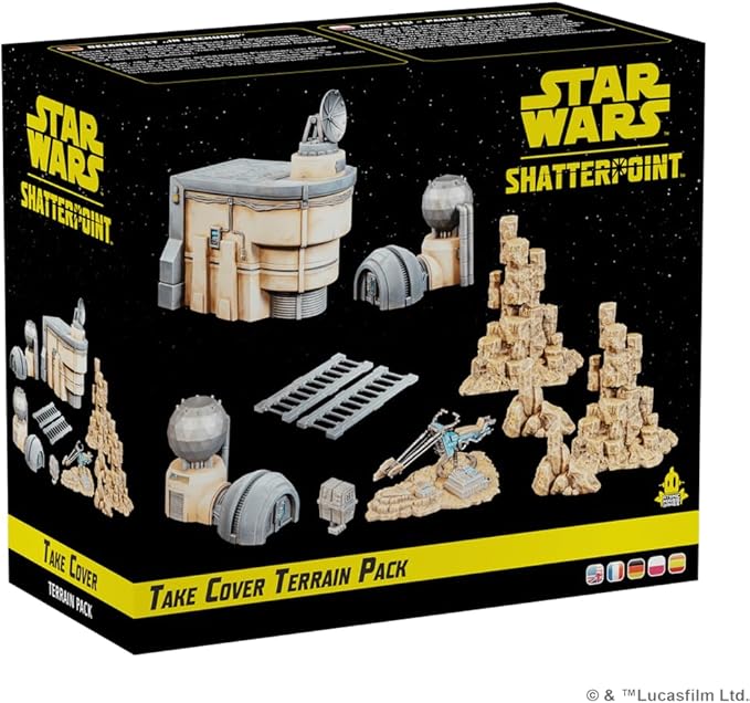 Asmodee Star Wars Shatterpoint Ground Cover TERRAIN PACK - Create Dynamic Battlefields! Tabletop Miniatures Game for Kids and Adults Ages 14+ 2 Players 90 Minute Playtime