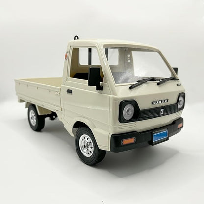 WPL RC Car 1/10 Scale RC Kei Truck Suzuki RC Drift Car WPL D14 Remote Control Car 4x4 Off Road Carry RTR 2.4 GHz Proportional Throttle Steering 280 Motor 4WD Hobby Grade Toys for Adult