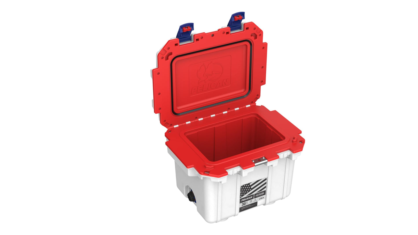Pelican Elite 30 Quart (QT) Cooler (Americana)