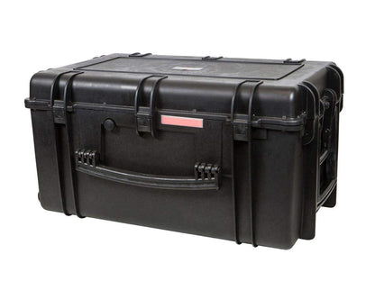 Monoprice Weatherproof Hard Case - 33 x 22 x 17 Inches, With Wheels and Customizable Foam, Shockproof, IP67, Ultraviolet And Impact Resistant Material, Black - Pure Outdoor Collection, 145.8 Liter