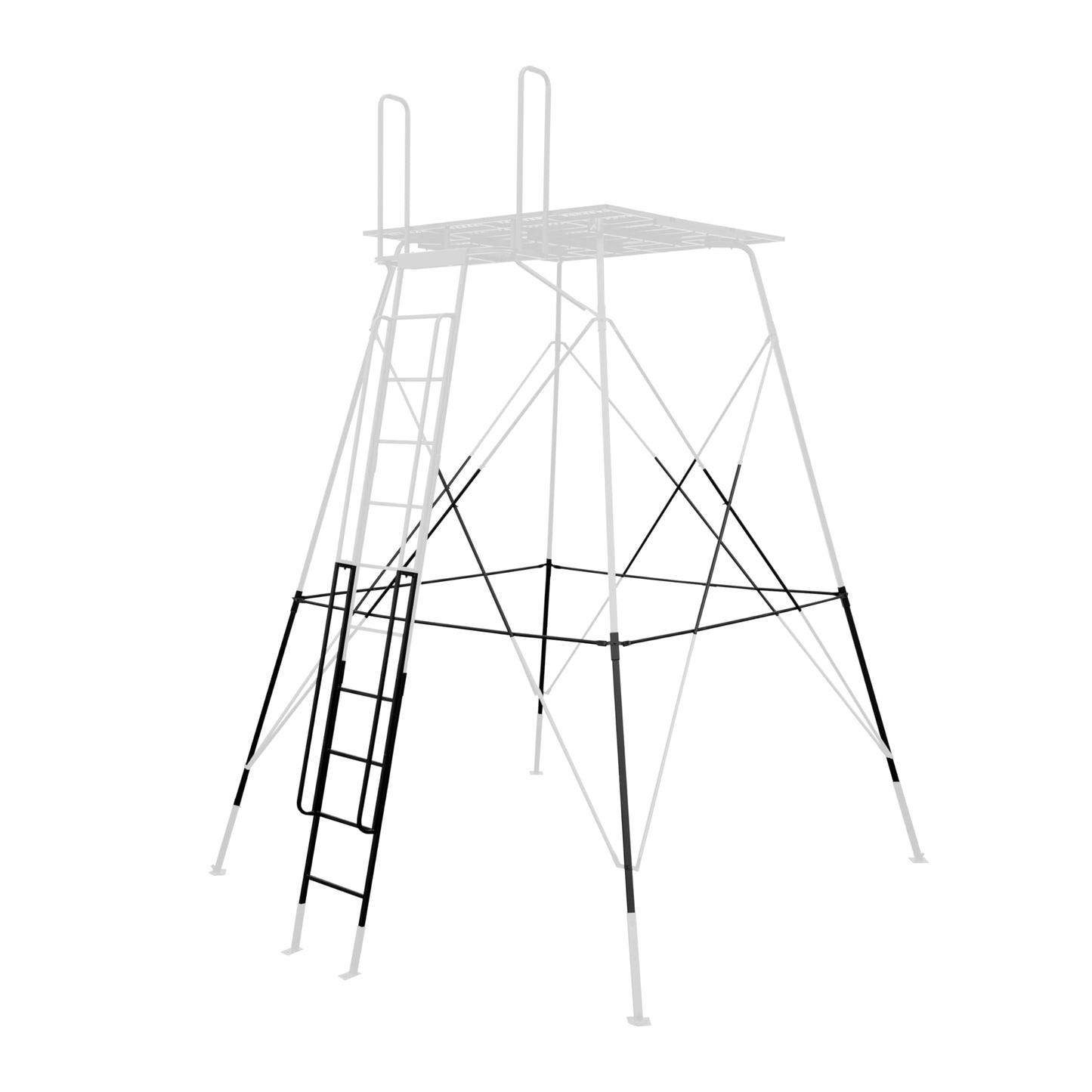 CAGE® 2.0 Permanent Hub Blinds, 4' Tower Extension Kit, for Use with CRD30T Permanent Hub Blind Tower, Safety During Hunting, CRD30E