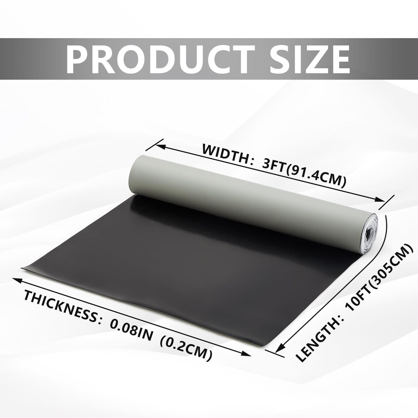 Pangda ESD Mat Roll 3 ft x 10 ft High Temperature Rubber ESD Soldering Roll Anti-Static Soldering Heat Resistant Workbench Mat for Electronics Repair PC Building, Gray