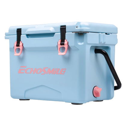 EchoSmile 18 Quart Rotomolded Cooler, Portable Hard Ice Chest, Suit for BBQ, Camping, Pincnic