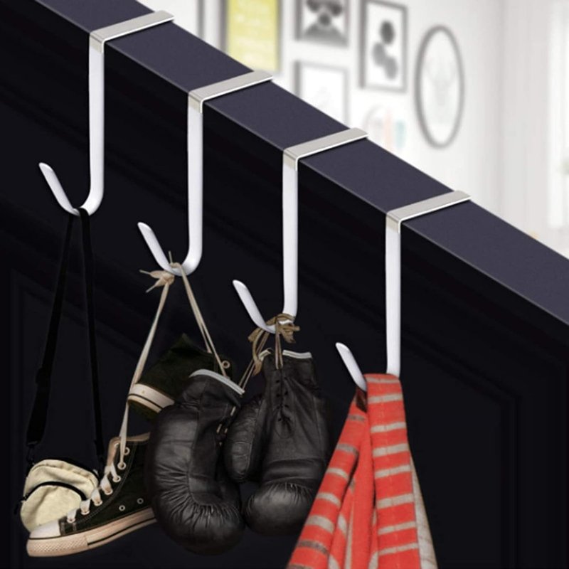 Kryoflare Black Wreath Hanger for Front Door, Metal Wreath Hooks Holder Over The Door Wreath Hanger for Hanging Christmas Decorations Decor