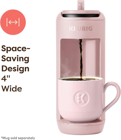 Keurig K-Mini Mate Coffee Maker - Compact Single Serve K-Cup Brewer for Small Spaces | Pink Sands, 12 oz