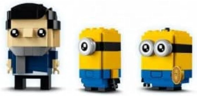 LEGO BricksHeadz Minions 40421 The Rise of Gru - Belle Bottom Kevin and Bob for Ages 3 &amp Up