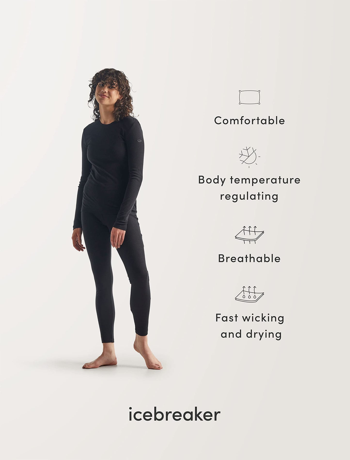icebreaker Women's Merino 260 Quantum Long Sleeve Zip Hoodie - Summit/Blush - Large