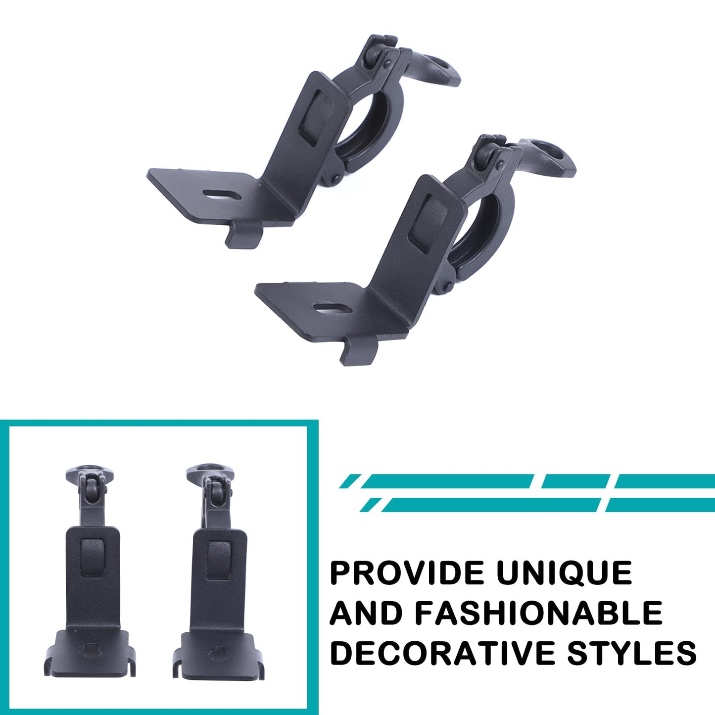 Hudiriy Car Body Side Expansion Rails Shovel Mounts Compatible with Ineos Grenadier 2020 -2025， 2 Pcs Shovel Holder Modular Quick Release Axe Holder Mount Kit External Accessories