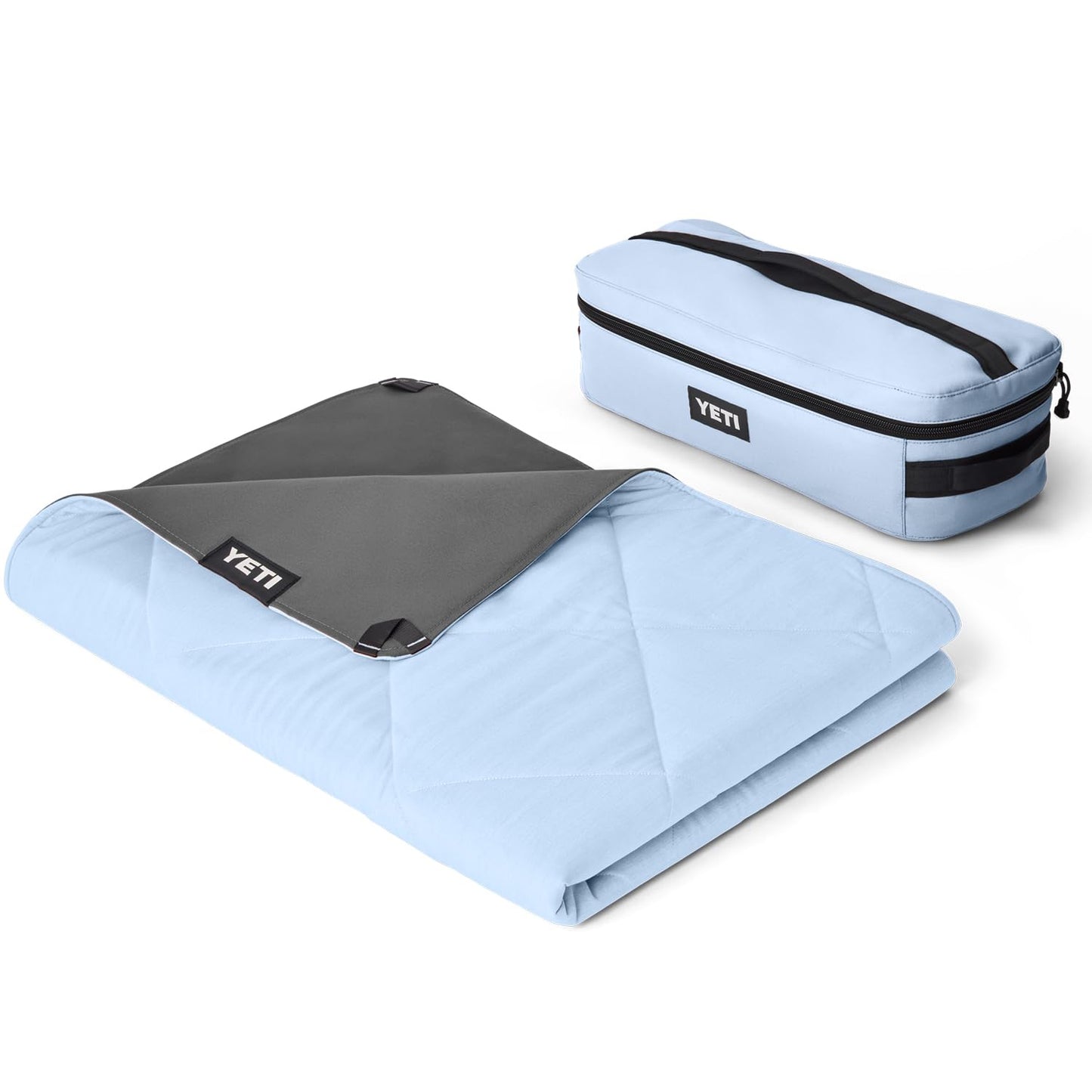 YETI Lowlands Blanket, Multi-Use Blanket with Travel Bag, Big Sky Blue
