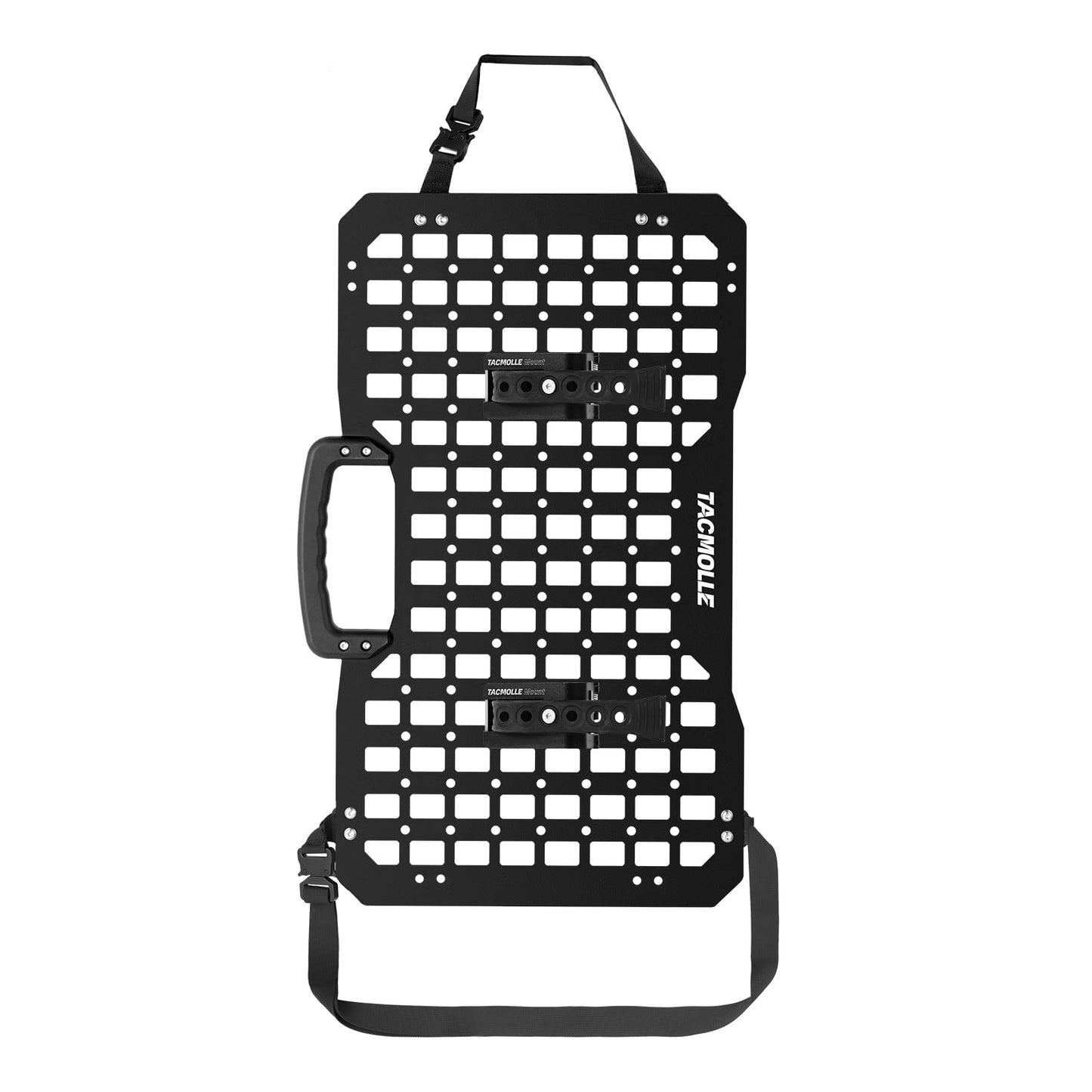 TACMOLLE 2-Pack Gun Rack with Portable Tactical Rigid MOLLE Panel