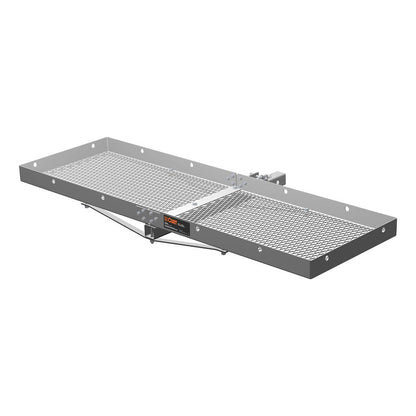 CURT 18100 Tray-Style Trailer Hitch Cargo Carrier, 500 lbs. Capacity, 60-Inch x 19-Inch, Fits 2-Inch Receiver